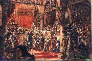 Jan Matejko Coronation of the First King of Poland Sweden oil painting artist